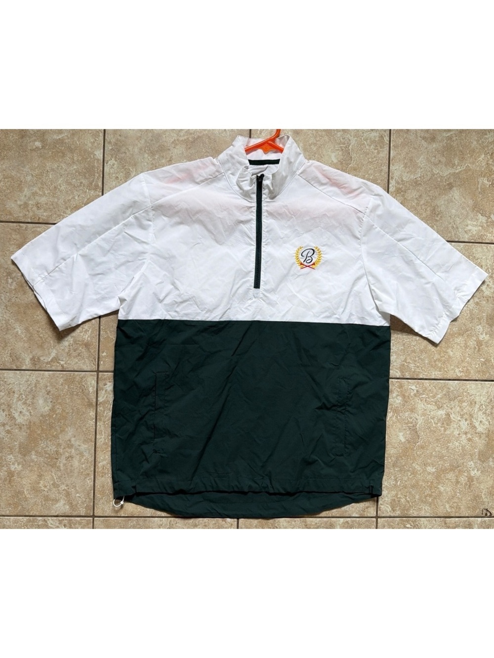 Medium - Men - Barstool Golf Half-Zip Colorblock Pullover
